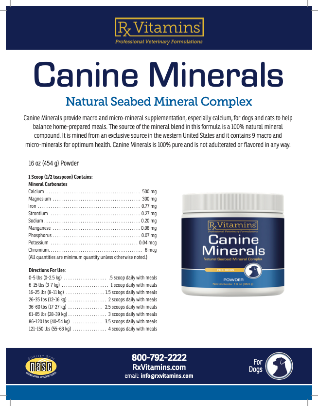 Rx Vitamins: Canine Minerals