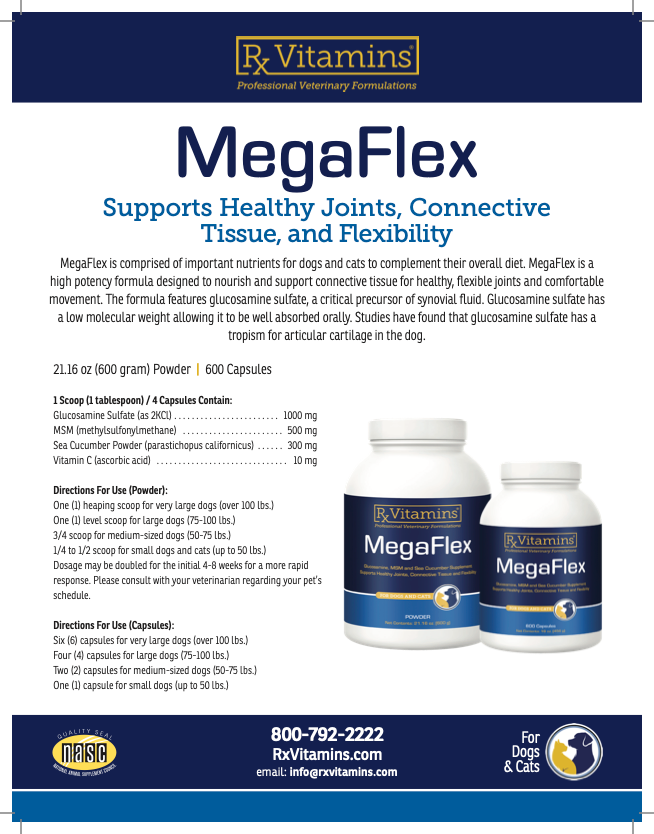 Rx Vitamins: MegaFlex Powder 21.16 oz (600 gram)