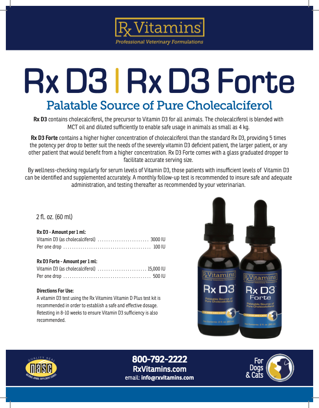 Rx Vitamins: Rx D3 Forte