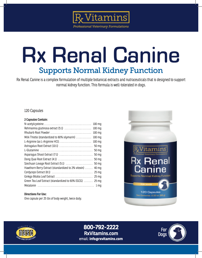 Rx Vitamins: Rx Renal Canine