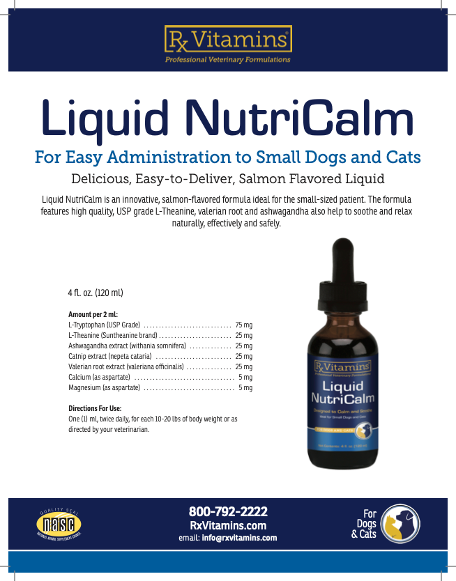 Rx Vitamins: Liquid NutriCalm